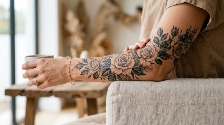 11 Forearm Cover Up Tattoos for Women That Hide Old Ink Beautifully