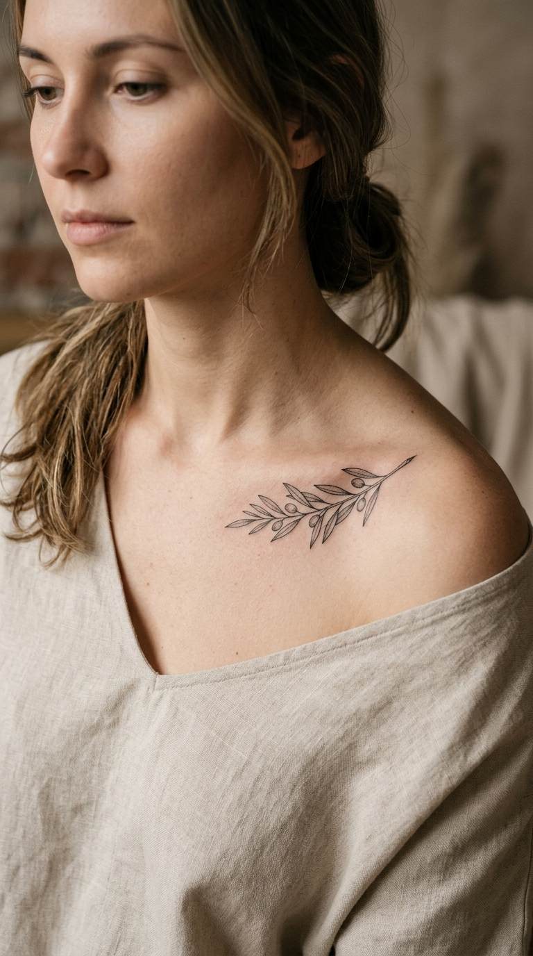 Double Branch Braid Wrap tattoo idea for women