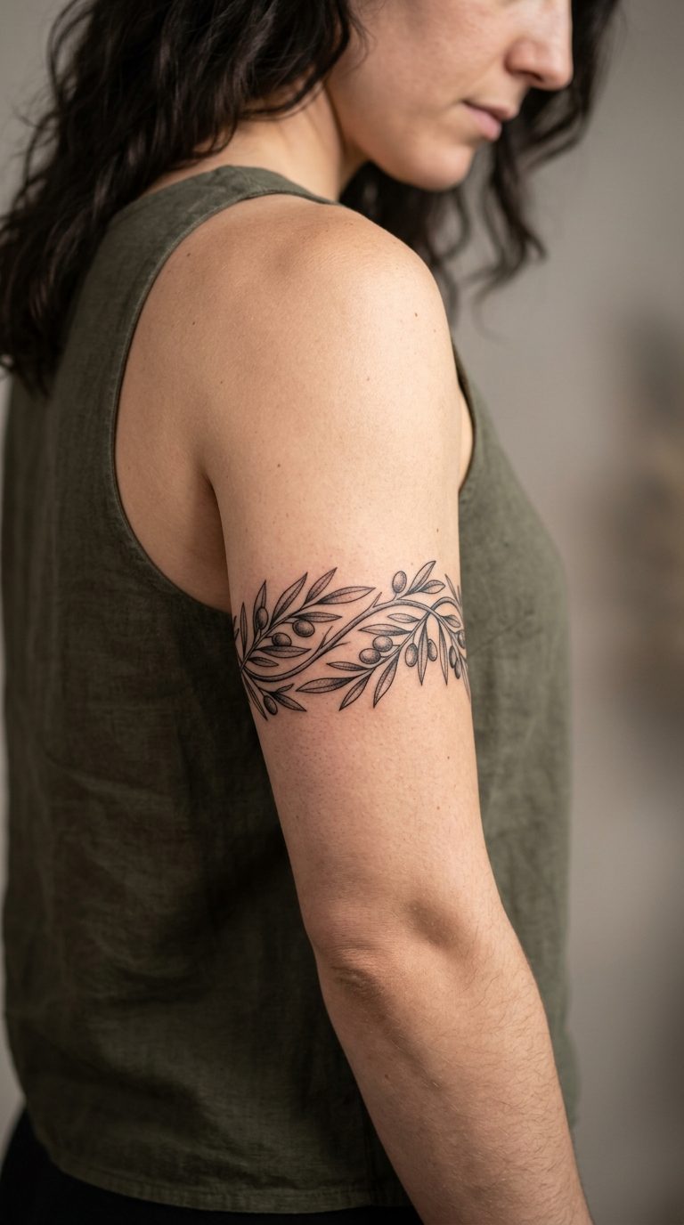 Dark Moon Phases tattoo idea for women
