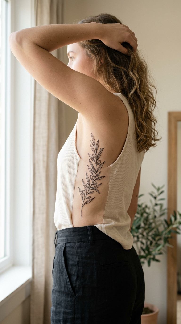 Entwined Branches tattoo idea for women