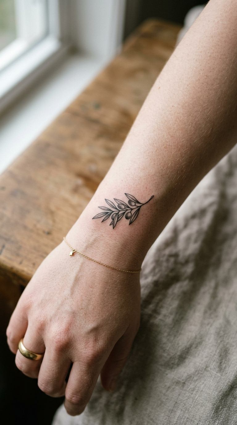 Branch Through Stone tattoo idea for women