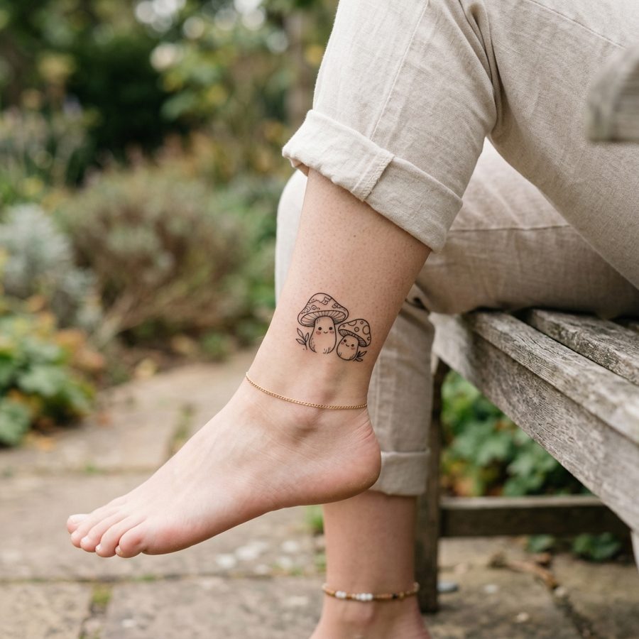 Shroom Buddies tattoo idea for women