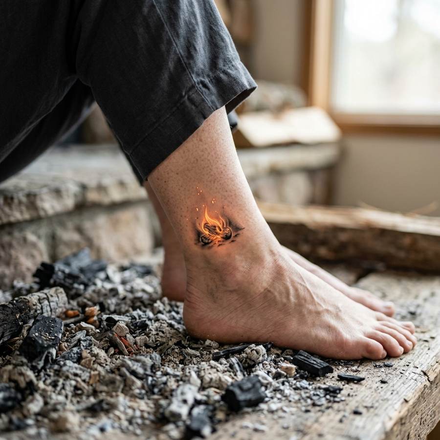 Silver Ember tattoo idea for women