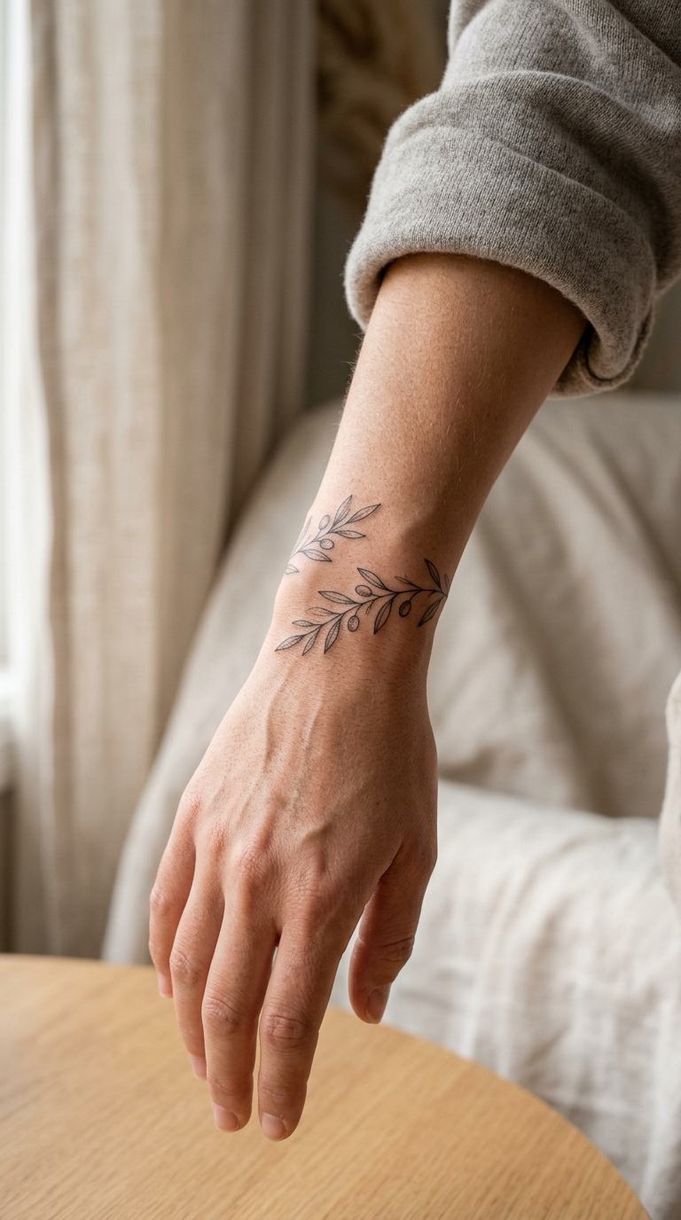 Wrist Wrap tattoo idea for women