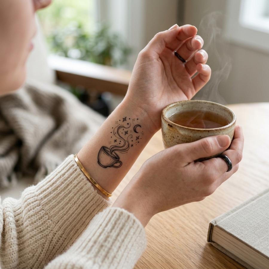 Truth Tea tattoo idea for women