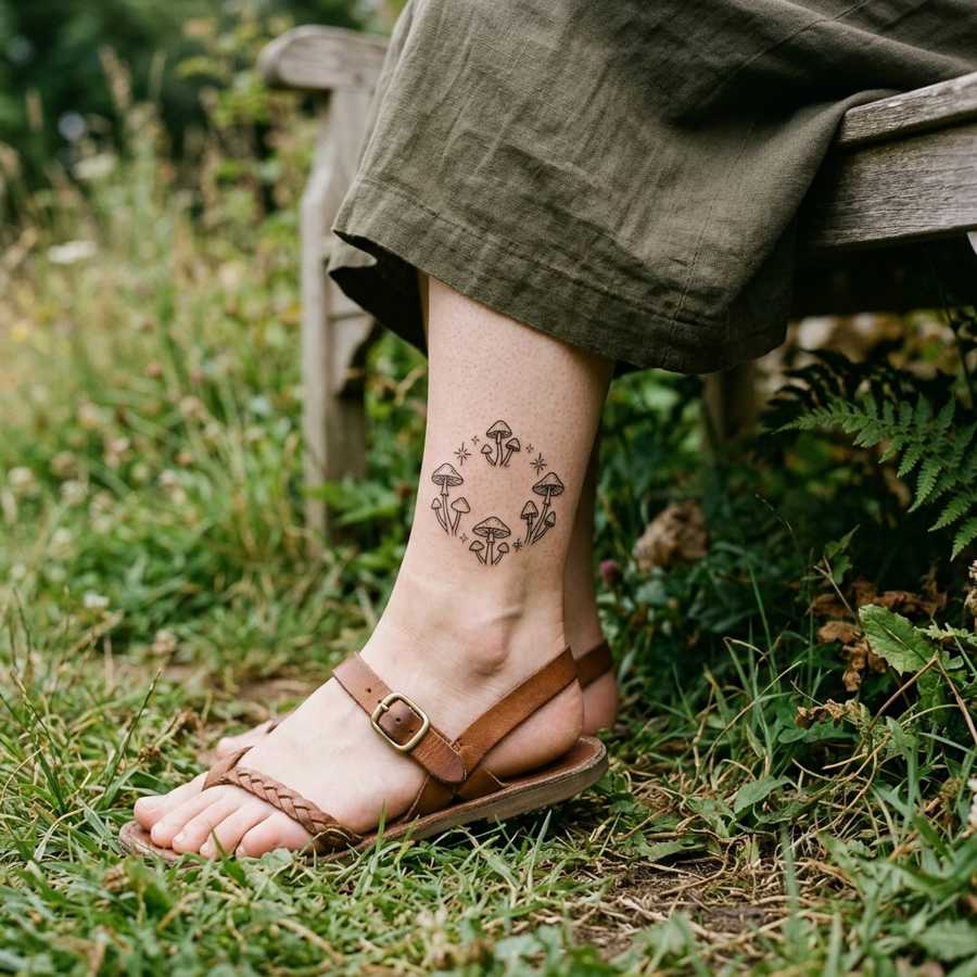Fairy Ring tattoo idea for women