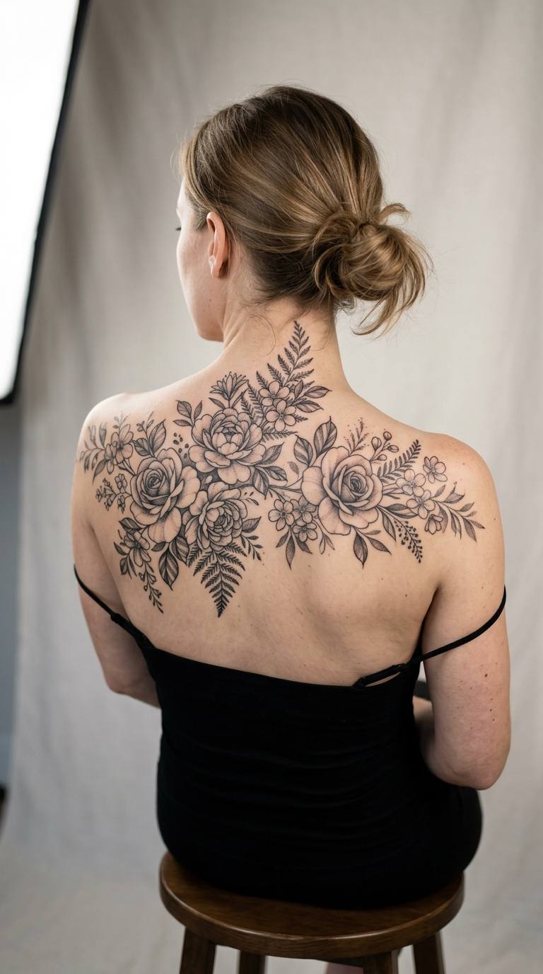 25 Upper Back Tattoos for Women With Beautiful Placement Ideas
