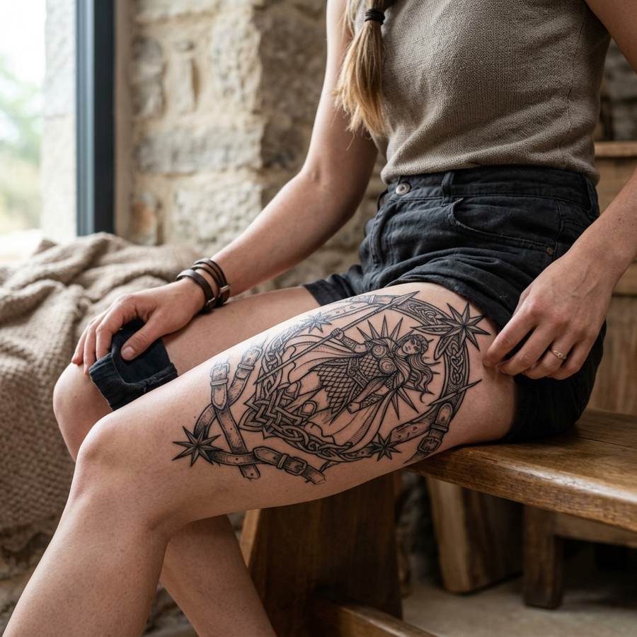 Illyrian Leathers tattoo idea for women