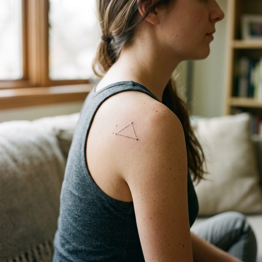 Micro Constellation tattoo idea for women