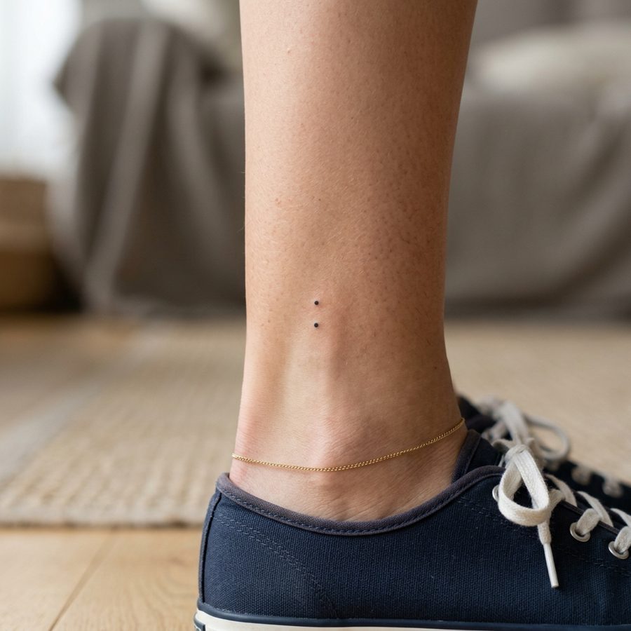 Two Dots tattoo idea for women