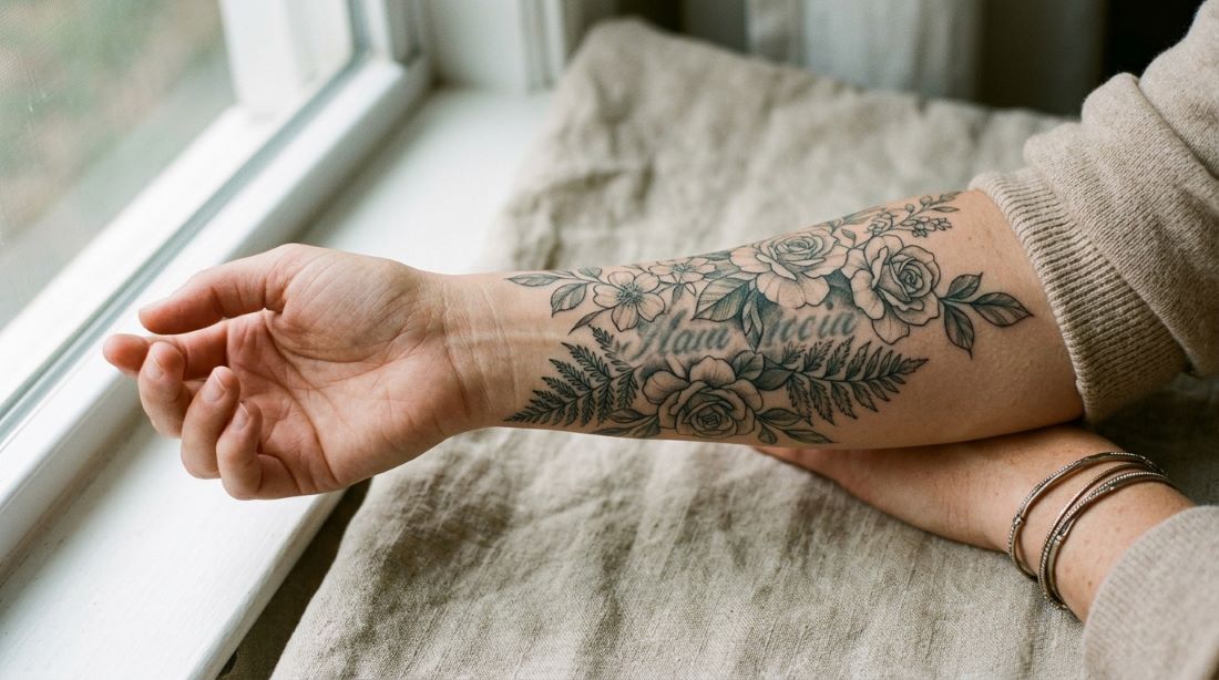 Name Cover Up Tattoos for Women